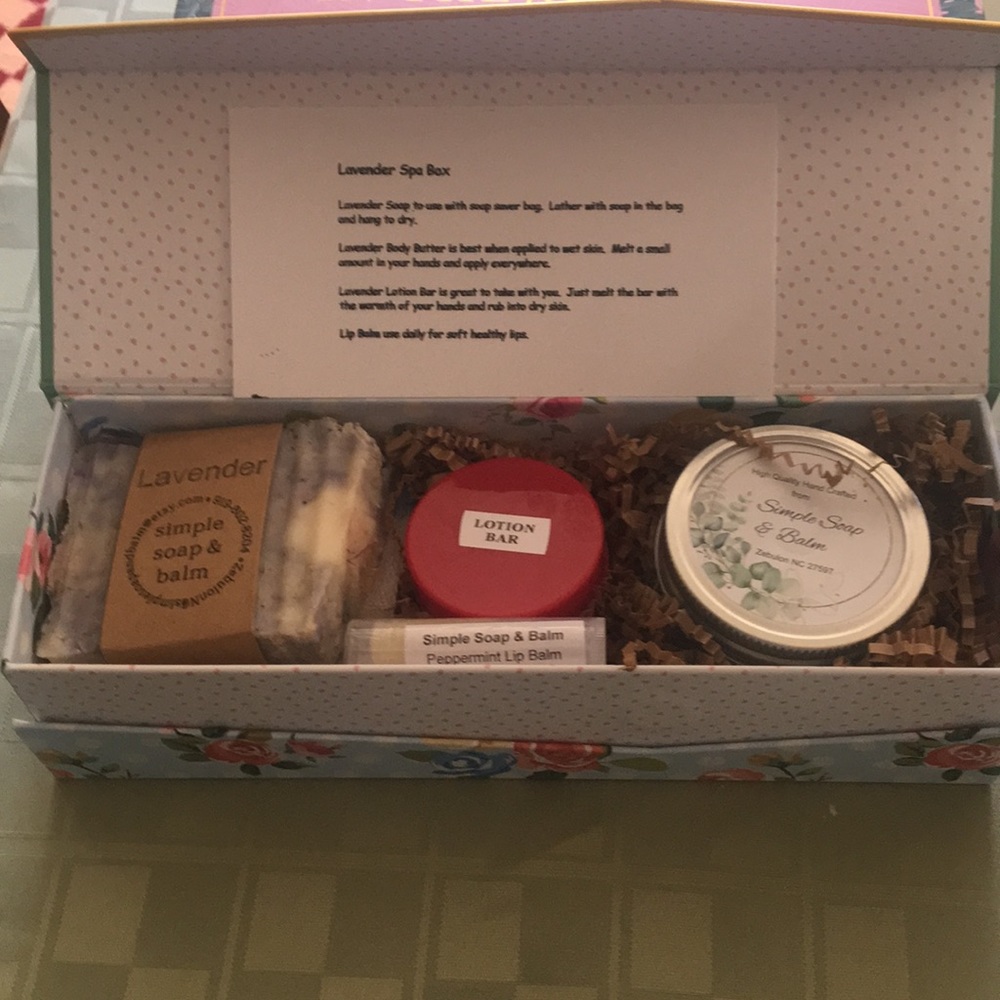 COPY - Small lavender spa box